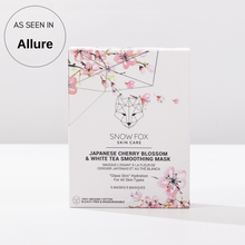 Load image into Gallery viewer, Japanese Cherry Blossom & White Tea soothing mask seen in Allure Snow Fox skincare
