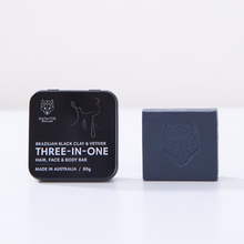 Load image into Gallery viewer, Snow Fox 黑泥3合1洗護磚 Three-In-One Hair, Face & Body Bar