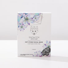 Load image into Gallery viewer, Clarifying hot stone treatment facial mask for all skin types snowfox skincare 
