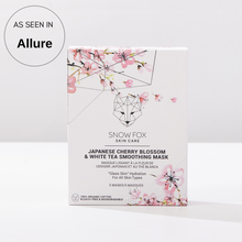 Load image into Gallery viewer, Japanese Cherry Blossom &amp; White Tea soothing mask seen in Allure Snow Fox skincare
