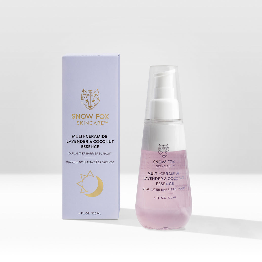 SNOW FOX 薰衣草椰奶雙層精華液 Multi-Ceramide Lavender & Coconut Essence