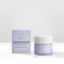 Load image into Gallery viewer, SNOW FOX 薰衣草分子酊睡眠雪糕 Multi-Ceramide Lavender &amp; Coconut Sleeping Mask
