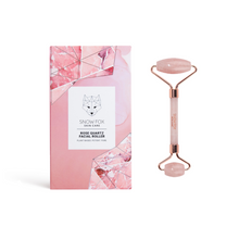 Load image into Gallery viewer, Quality Rose Quartz facial roller 
